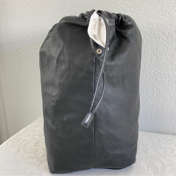 BLACK SAINT LAURENT LARGE TEDDY BUCKET BAG - Picture 4 of 15